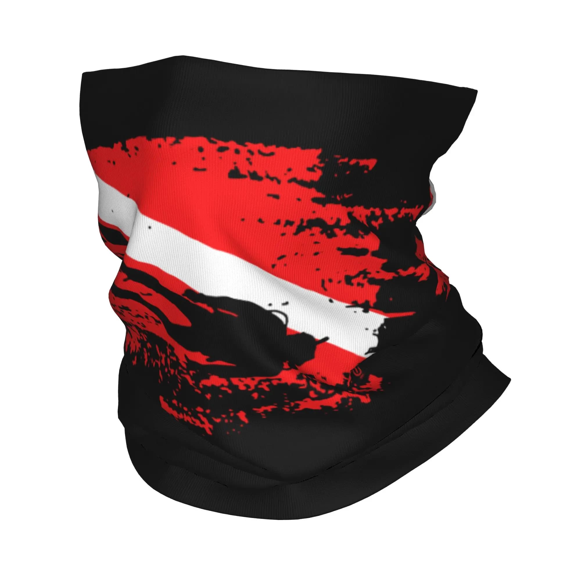 Bandana da Immersione Subacquea con Bandiera 'Diver Down', Sciarpa Multifunzionale per Immersioni Marine, Maschera Viso per Pesca, Unisex per Adulti