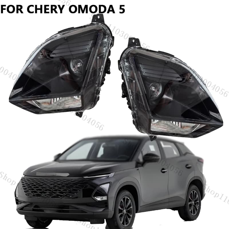 Auto Paraurti Anteriore Luce di Nebbia Per Chery Omoda 5 Alogena Faro Segnale Testa Luce Indicatore Freno Luce Fendinebbia