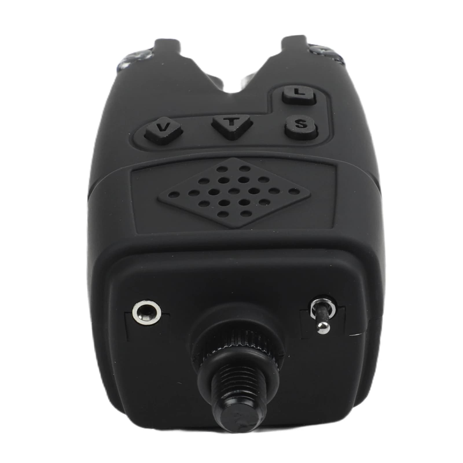 Avvisatori Acustici LED per Carpfishing 12*5.5*5cm con Interruttore di Alimentazione e Impostazione Notturna per la Pesca da Riva