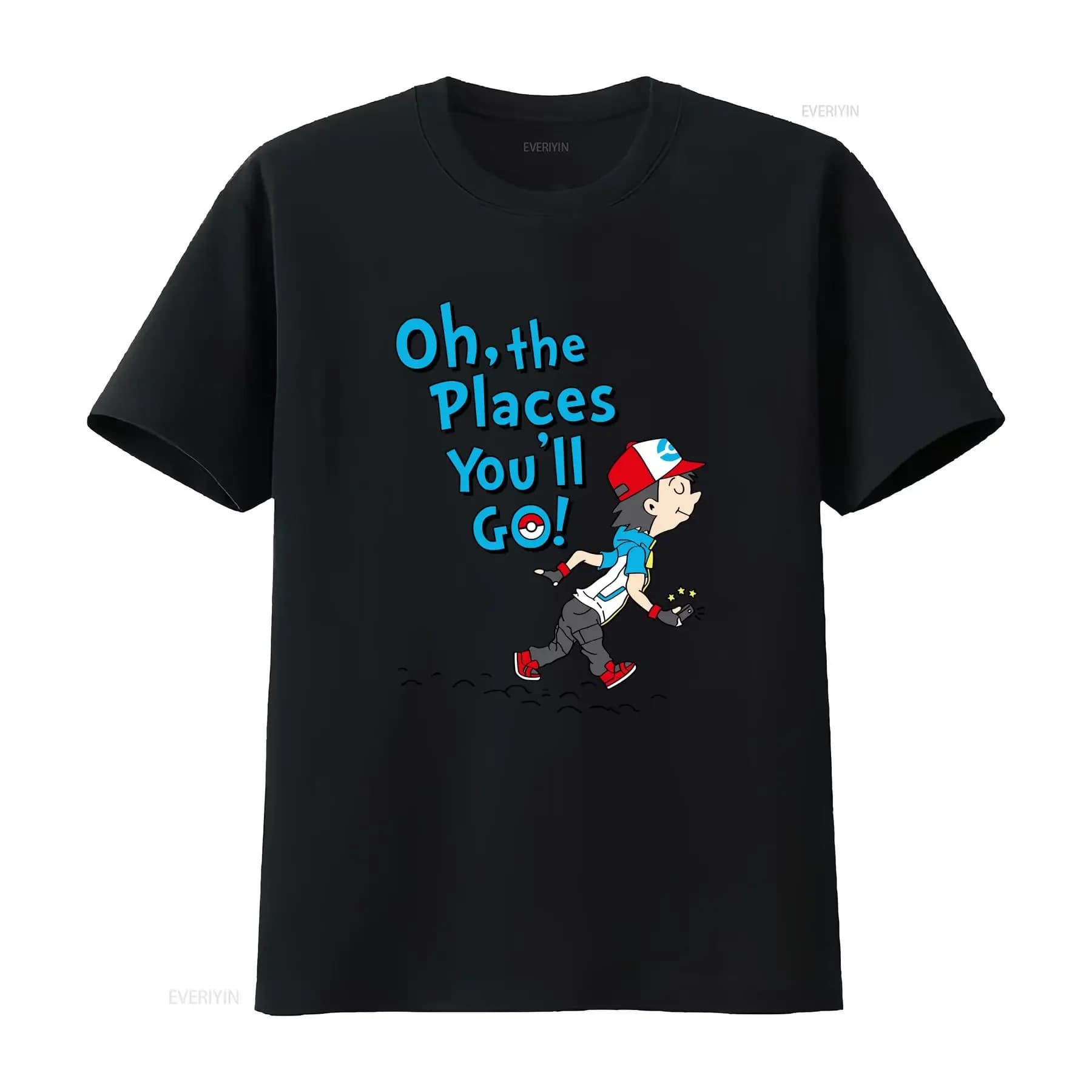 Go Trainer T Shirt Donna Bambini Fantastico Geek Videogiochi Parodia Abbigliamento vintage Lavato Morbido homme Leggermente Casual Versatile