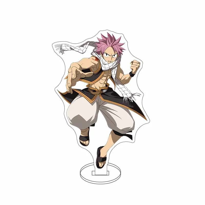 Anime FAIRY TAIL 100 ANNI QUEST Acrilico Stand Action Figure Natsu Giocattolo PVC Fairy Tail Desktop In Piedi Segno Regalo