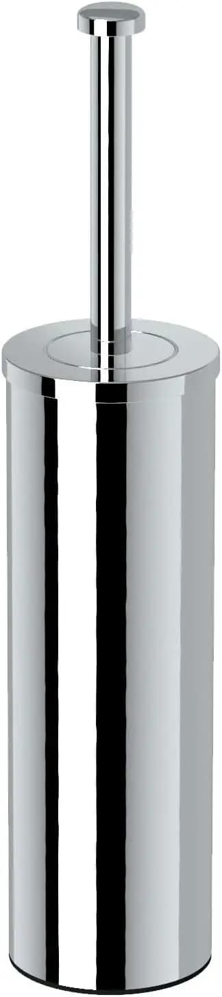 Set Portascopino WC Cromato Autoportante, Design Sottile per Bagni Moderni