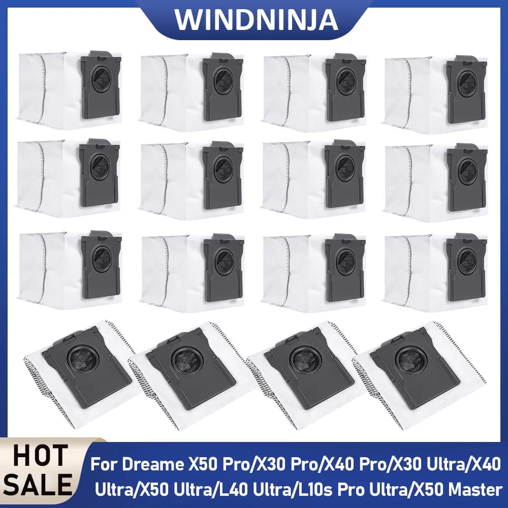 For Dreame Dust Bags Parts X50 Pro/X30 Pro/X40 Pro/X30 Ultra/X40 Ultra/X50 Ultra/L40 Ultra/L10s Pro Ultra/X40 Maste/rX50 Master