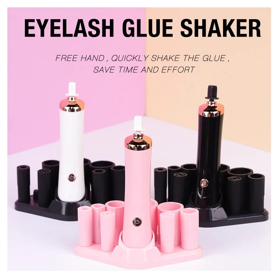 Electric Alarm Device for Eyelash Collar with Waterproof USB Charging Machine for Shaking Liquids with Ink Pigments for Nail Tattoos
