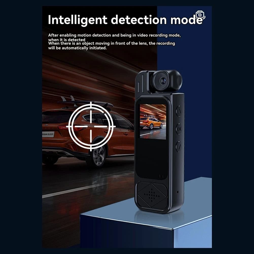 Sells well 1080p Law Enforcement Recorder Infrared Night Vision Camera with Screen Mini Back Clip Evidence Recorder for Security