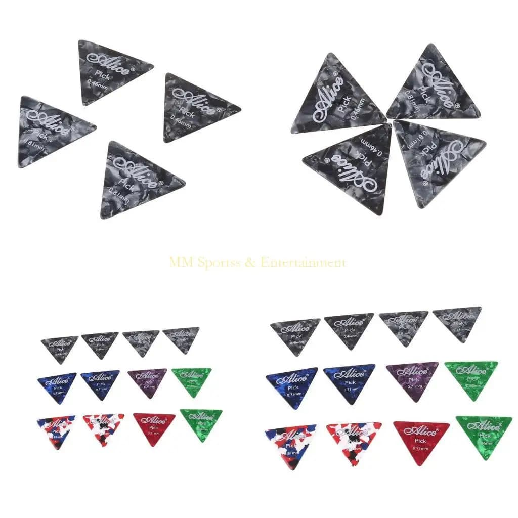 31be 12 pezzi grandi per triangolo pick chitarra universale pick sottile chitarra pesante medio