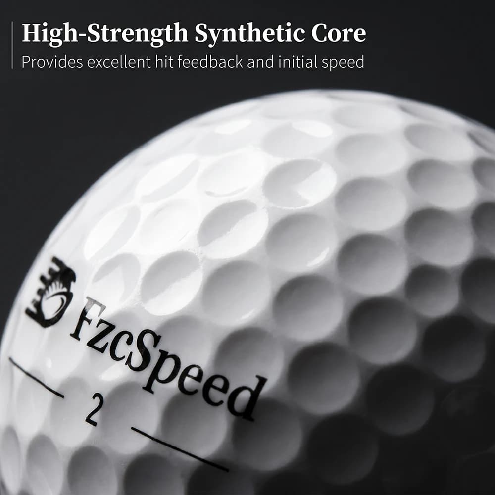 FzcSpeed 3 Pack Golf Balls-2 Layers-Maximum Distance,Optimal Spin Control