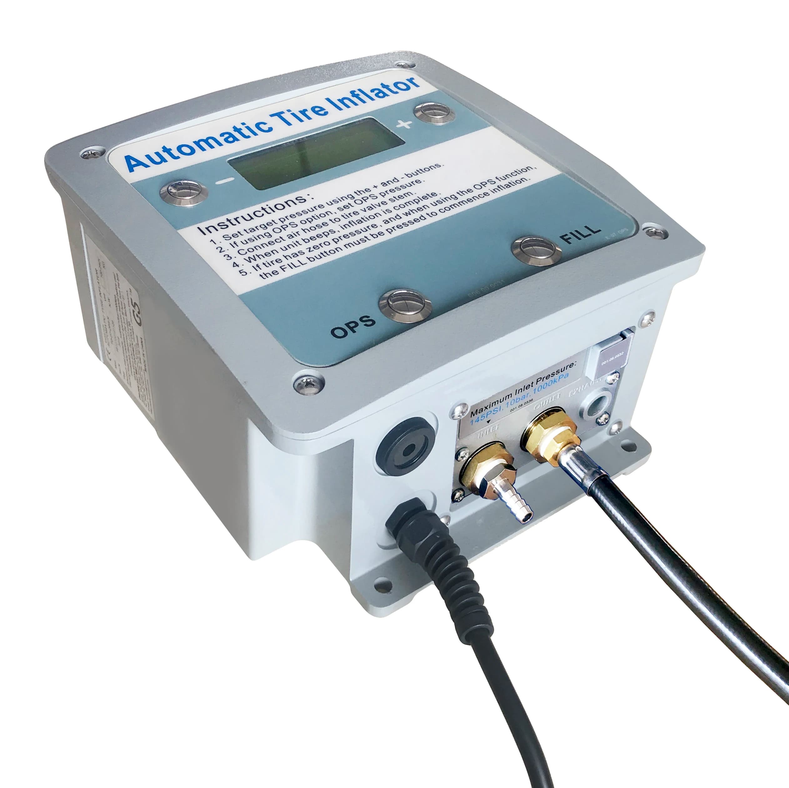 G5 Manometri per gonfiaggio dell'aria per pneumatici digitali montati a parete G5 Gonfiatori per pneumatici completamente automatici Potenza di gonfiaggio dei pneumatici 100 ~ 240 V Macchina