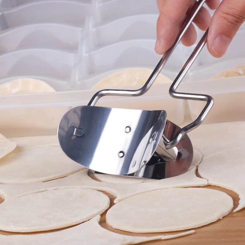 Macchina per Ravioli in Acciaio Inox 304, Rullo per Impasto, Accessorio da Cucina per Pasta e Ravioli Fai-da-Te