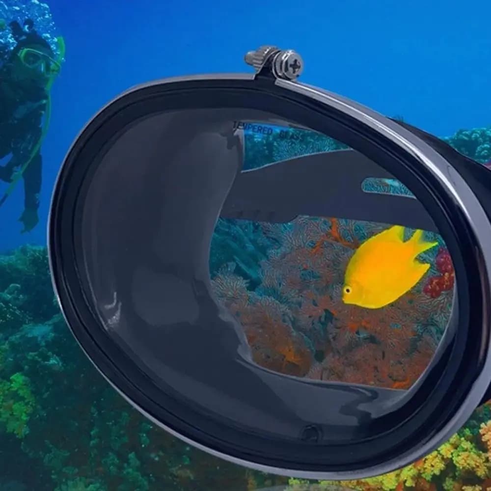 Occhiali da pesca temperati, Occhiali da immersione in silicone HD, Maschere subacquee senza perdite, Occhialini da nuoto resistenti, Accessori per piscina