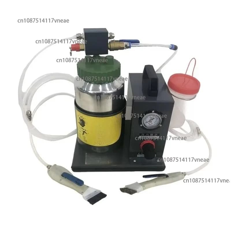 Automatic Pneumatic Double Head Liquid Super Glue Filling Machine Spray Machine Shoe Luggage Leather Brush Glue Machine