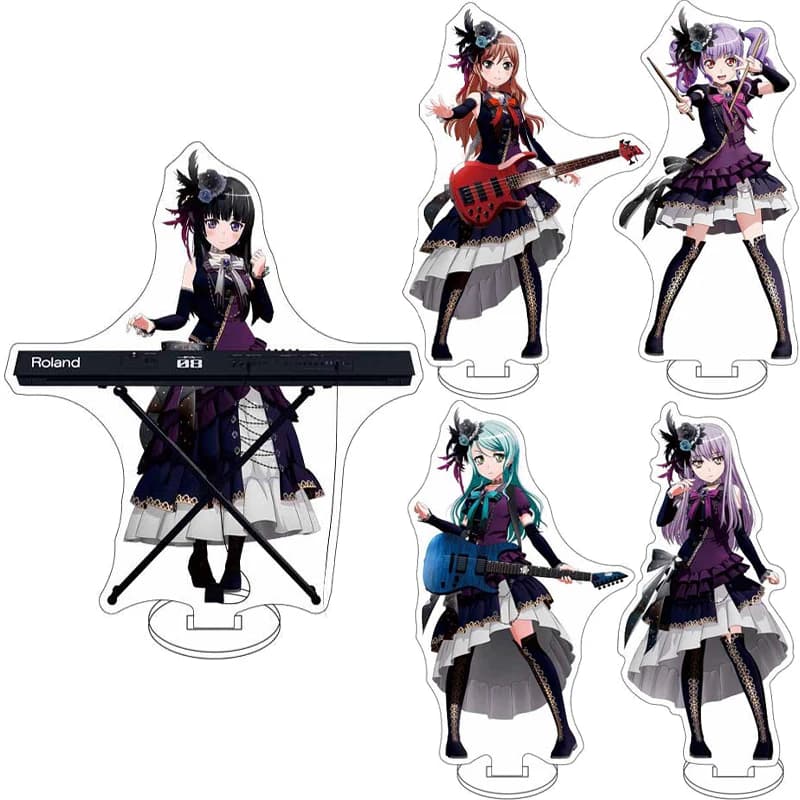 16CM Anime BanG Dream! MyGO!Ave Mujica Afterglow Hello, Happy World Figure Kokoro Tsurumaki‌ Cos Acrylic Stand Ornaments Gifts