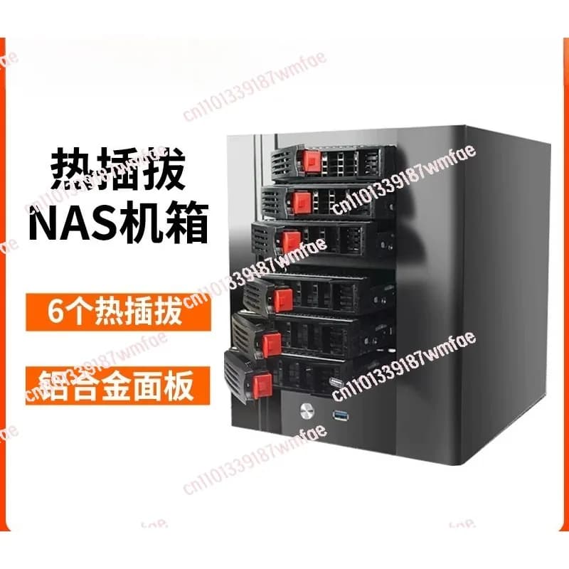 Chassis NAS, backplane SATA hot-swappable a 6/8 bay, server interstellare IPFS per cloud di archiviazione di rete domestica