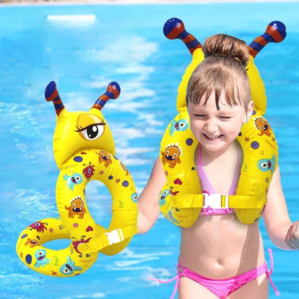 Gilet di salvataggio per bambini con simpatici cartoni animati, giubbotto galleggiante per neonati e bambini piccoli per piscina e spiaggia
