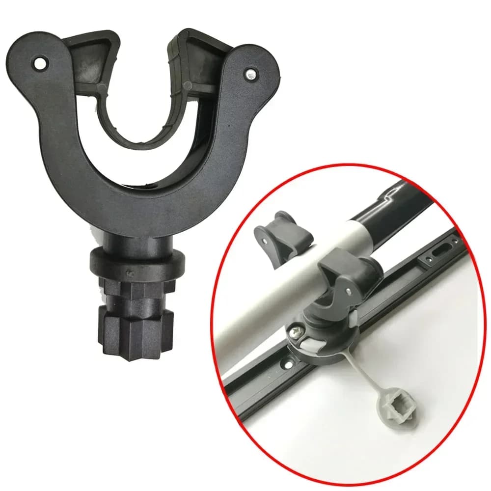 Adattatore per spina per guinzaglio SUP con clip per supporto per pagaia per kayak per barca gonfiabile