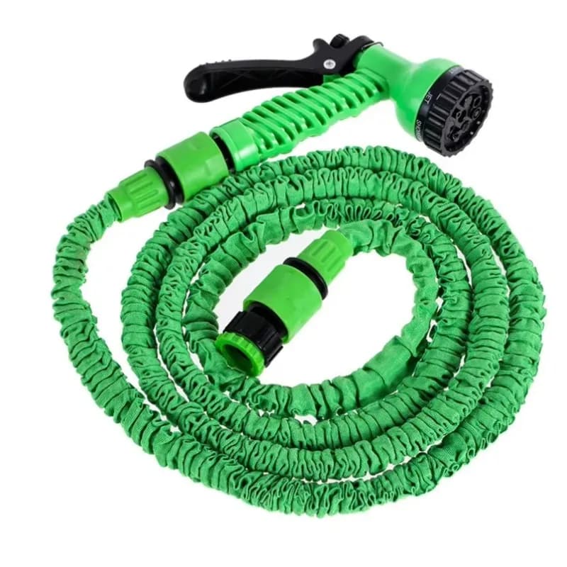 Tubo flessibile espandibile da 25FT-125FT Tubo dell'acqua multifunzionale ad alta pressione per la pulizia dell'auto Pistola a spruzzo per irrigazione del giardino domestico