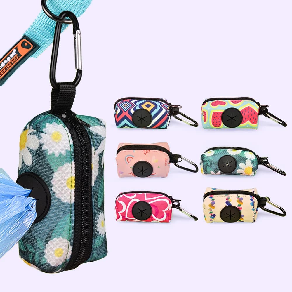 Sacchetti igienici per cani (1 o 2 pezzi) dal design elegante per una pulizia rapida (senza guinzaglio e senza sacchetto per rifiuti)