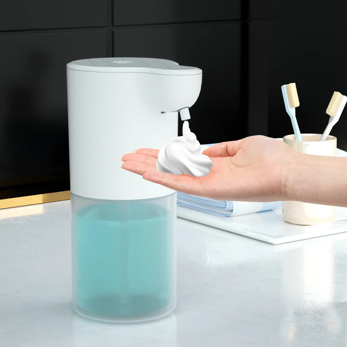 Touchless Smart Infrared Automatic USB Induction Foam Soap Dispenser Cleaning Foam Hand Washer Machine For Kitchen Bathroom