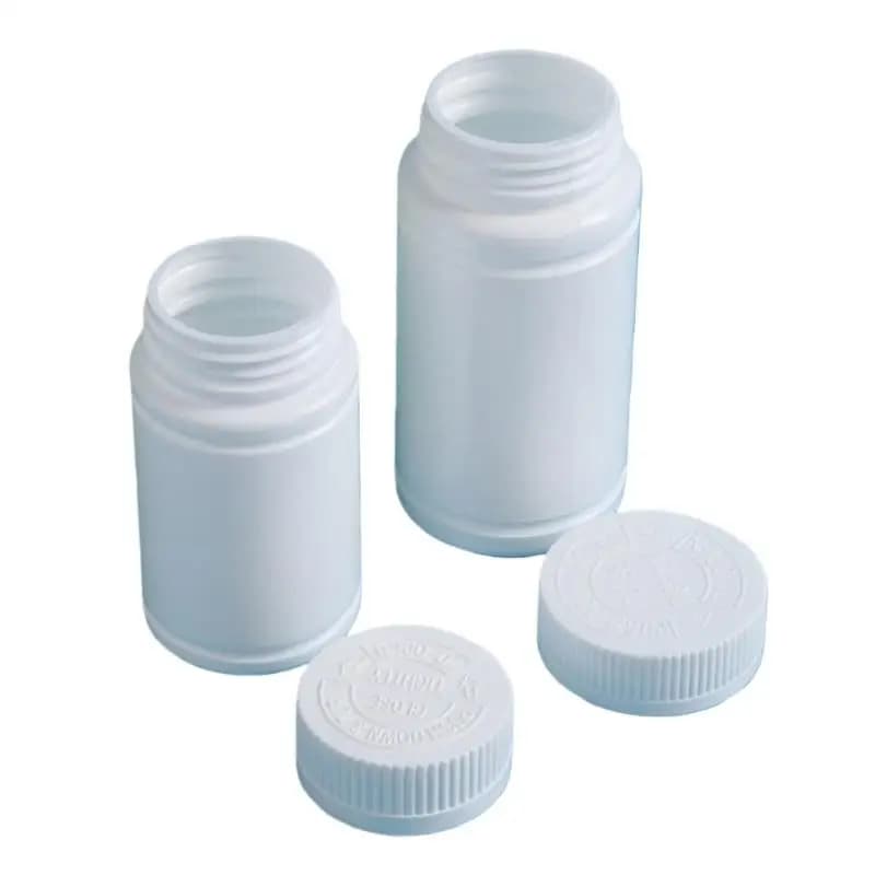 10 pz 20-225 ml fiale per pillole compressa capsula polvere solida contenitori portatili plastica HDPE bianco bottiglie vuote con sigillo