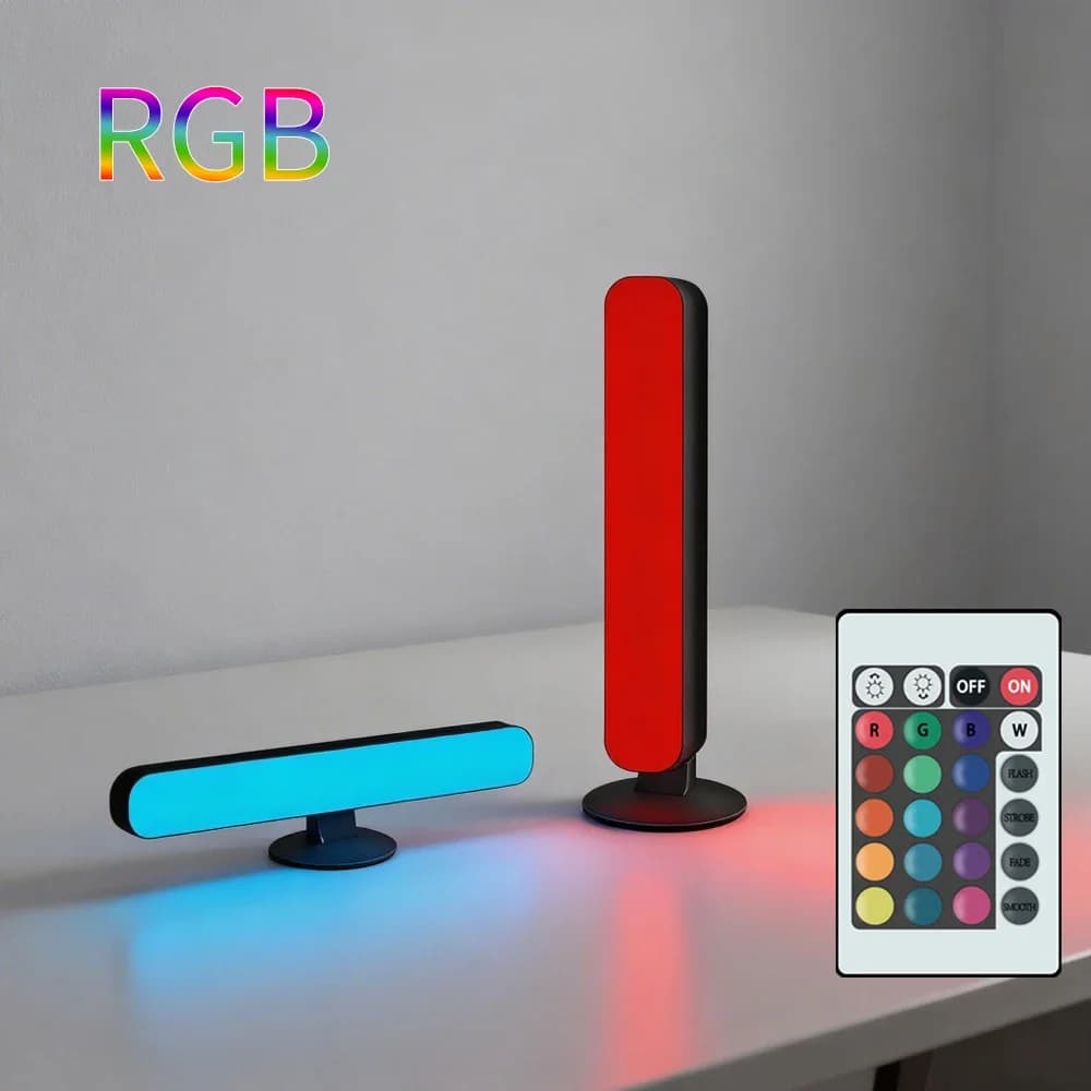 Barra luminosa RGB USBLED che cambia colore TV Retroilluminazione Sinfonia remota Atmosfera Strisce luminose Ritmo musicale Pickup ambientale Lampada Decor