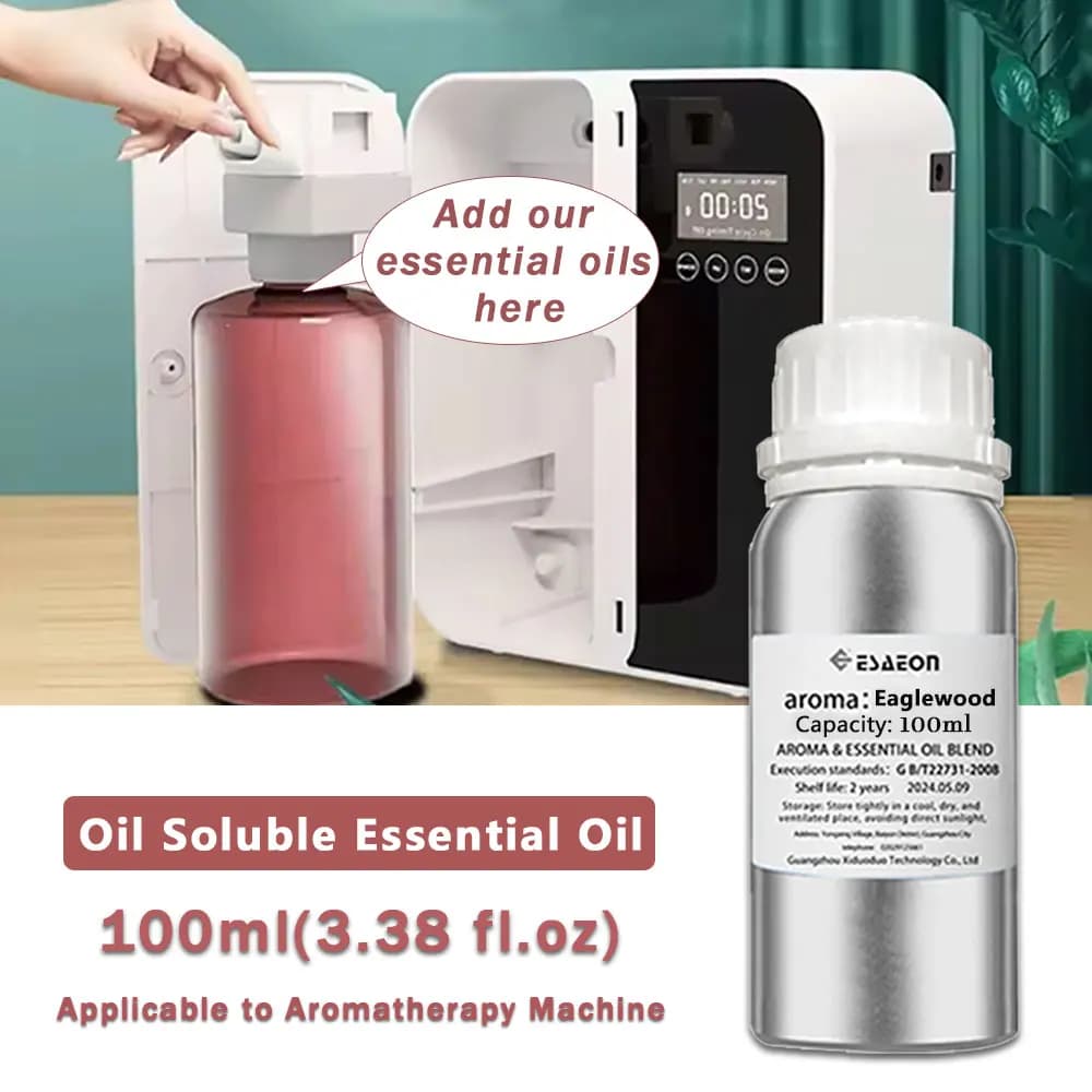ESAEON 100ml (3.38 fl.oz) Olio Essenziale di Legno d'Aquila e Fresia, per Diffusori a Bastoncino, Aromaterapia Senza Fiamma e Diffusori di Aroma Senza Acqua