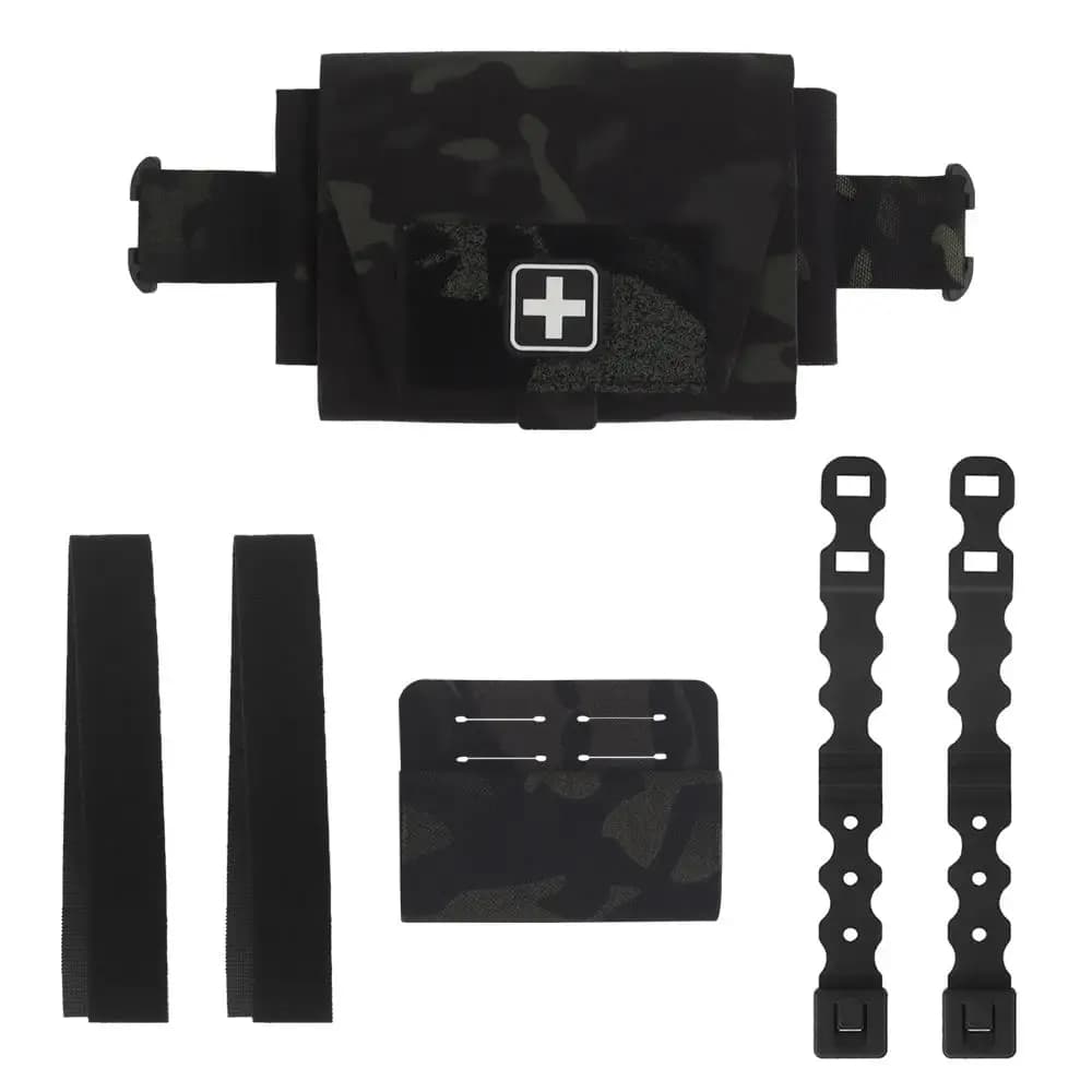 Kit medico tattico MOLLE Kit di pronto soccorso a distribuzione rapida Caccia all'aperto Airsoft Sopravvivenza Custodia medica leggera di emergenza