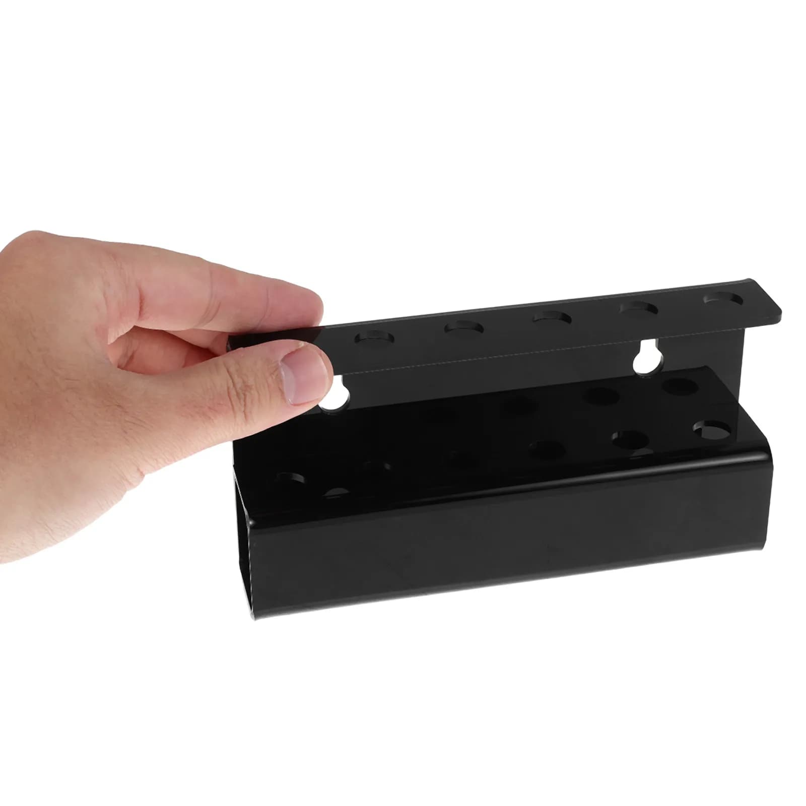 1Set Acrylic Dart Display Rack Black 6 Slots Wall Mount Organizer Indoor Soft Tip Storage Home Office Game Room Equipment