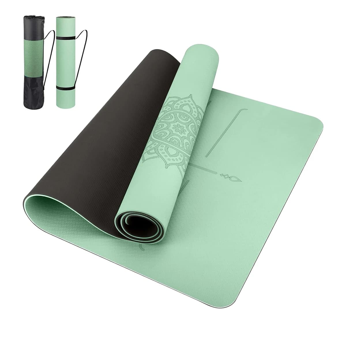 TPEgoyamat Anti-slip pilates pad, eco-friendly, often tear resistant yoga mat, suitable for family exercises mat,