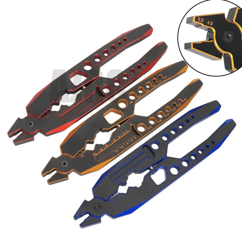 Strumento di montaggio per auto con telecomando RC, pinza per utensili antiurto multifunzione interamente in metallo, pinza a becchi sferico, strumento per leva di sospensione