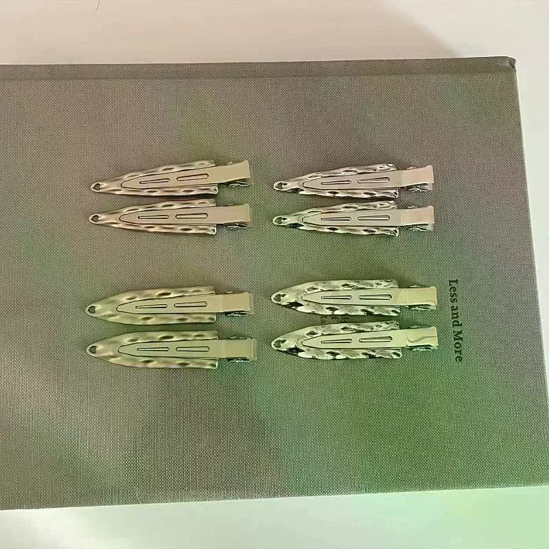Trendy Hair Clips Metal Bangs Side Barrettes In Style: No Crease Duckbill Girls Accessories