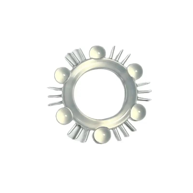 Soft Stretchy Silicone Penis Ring Beaded Clitoral Stimulation Foreskin Corrector Delay Ejaculation for Couples Private Fun