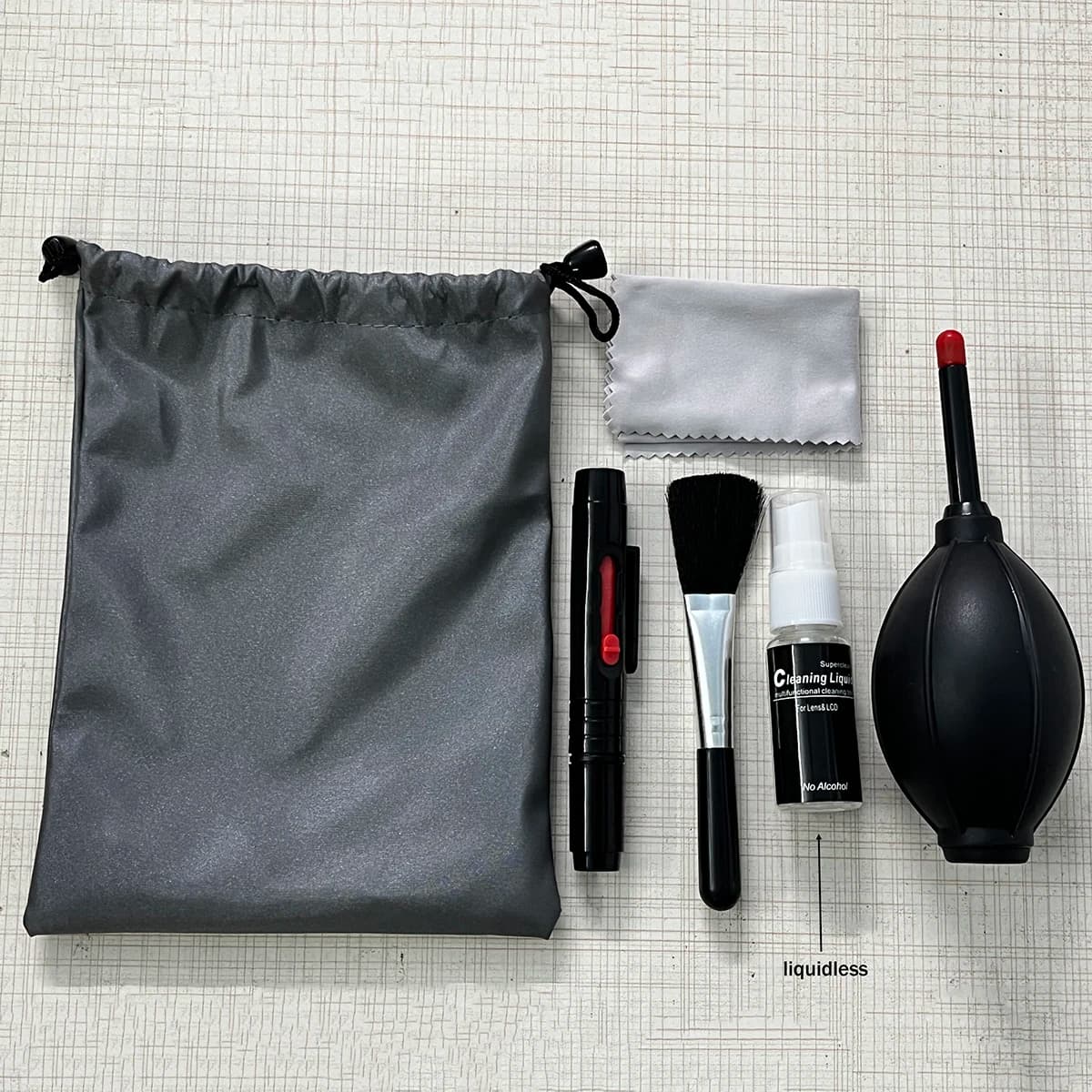 Camera Cleaning Kit for DSLR Mirrorless Camera Lens Laptop Screen Keyboard Air Blower Cloth Set Compatible with Canon Nikon Sony