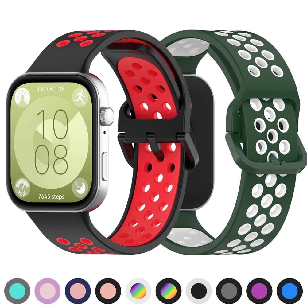 Silicone for Huawei Watch Fit 3 Strap Accessories Breathable Replacement Belt Sprot Bracelet Huawei Watch fit3 strap