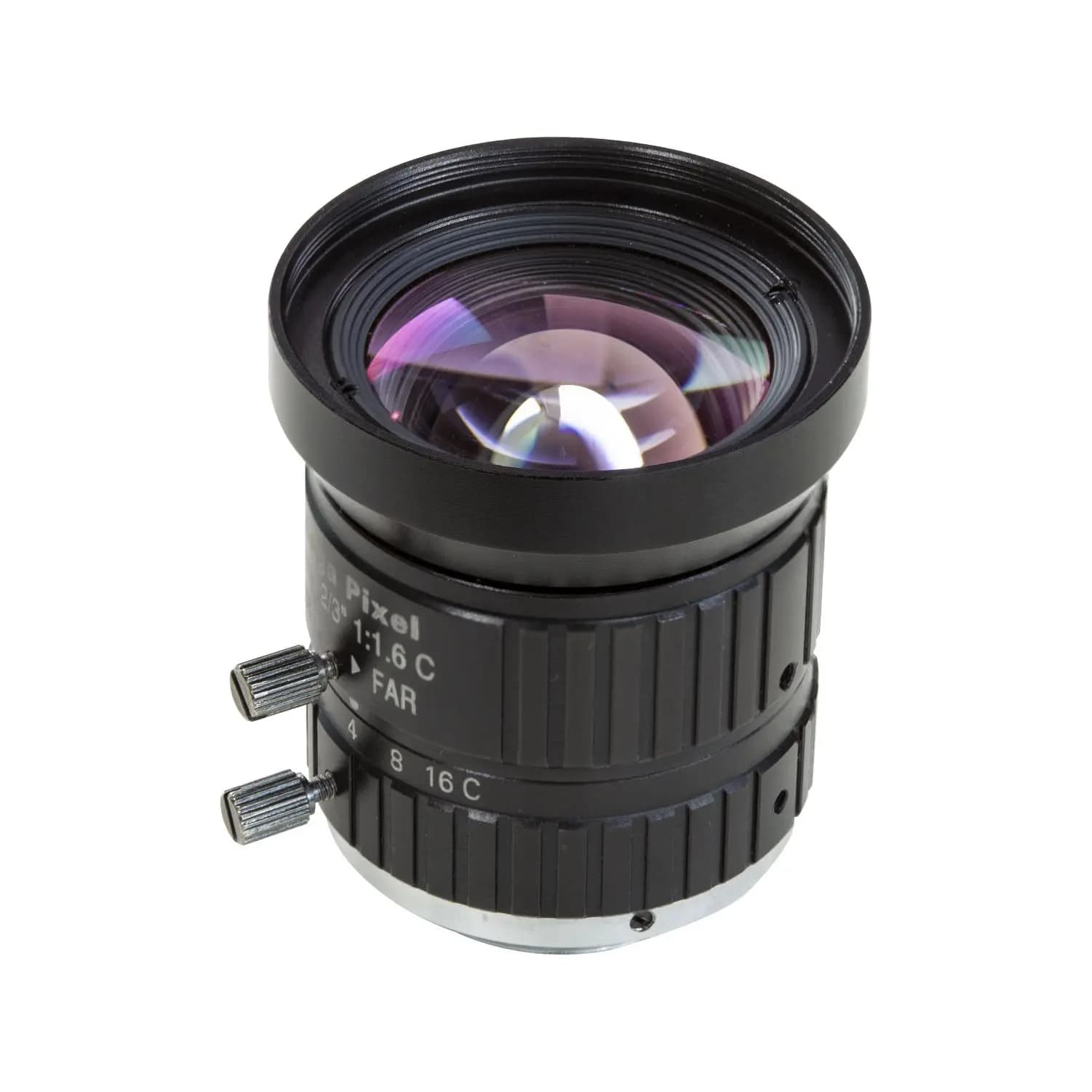 Arducam lens with C connection for high quality Raspberry Pi camera, 8 mm focal length with manual focus and adjustable opening