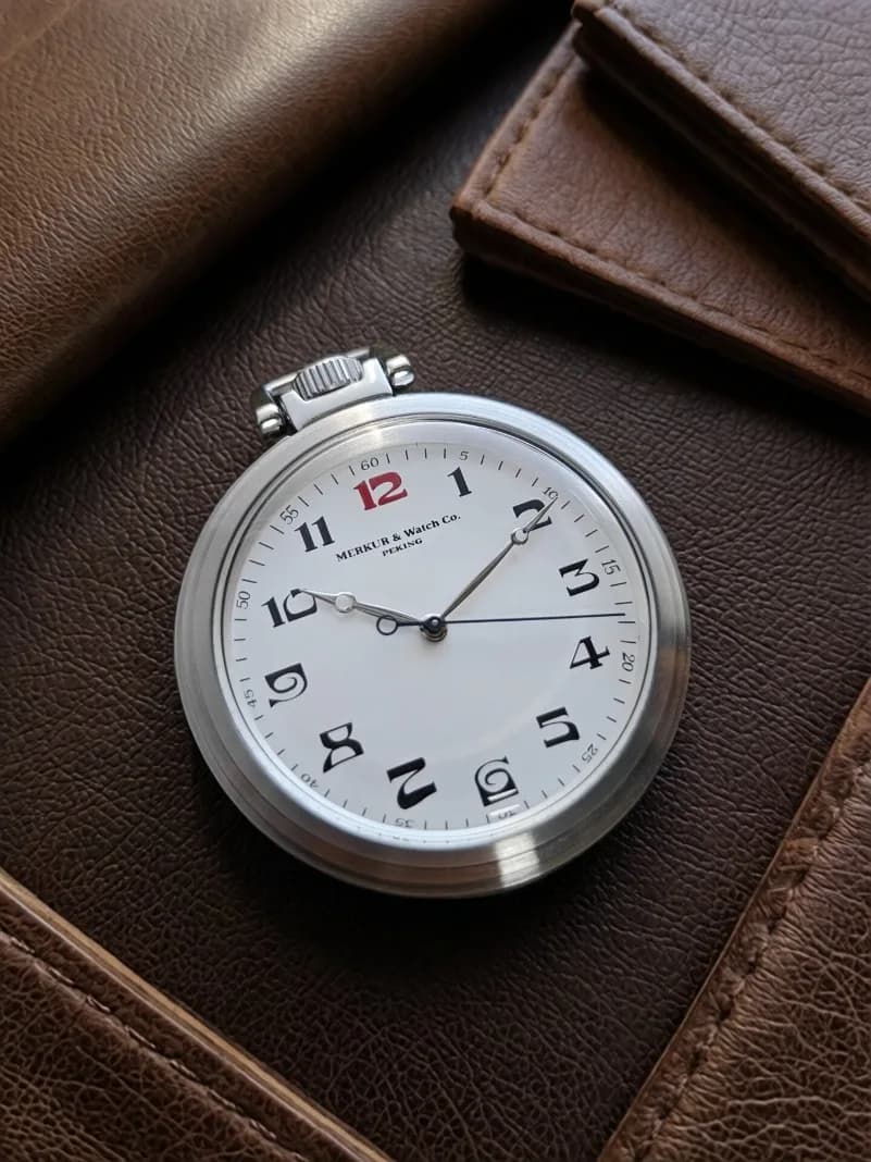 [Collector Selection] [Retro Pocket Watch] Enamel Enamel Manual Mechanical Watch Tourbillon Retro Pocket Watch Men