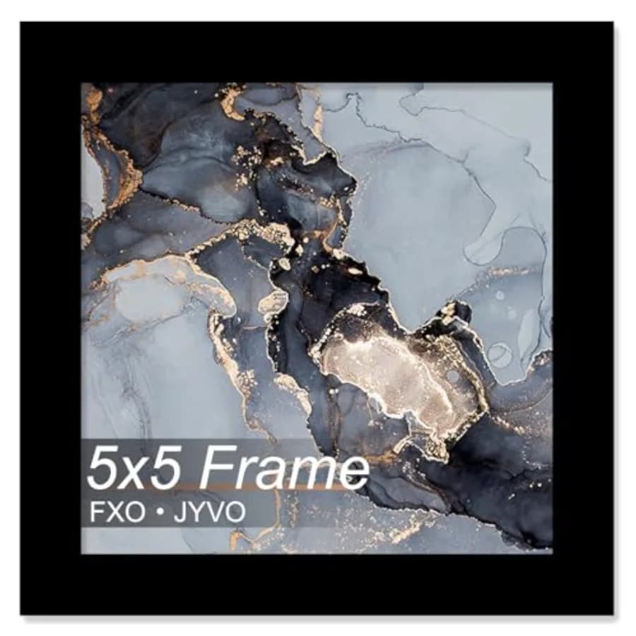 Frame, Picture Frame for 5 x 5 Square Picture Poster Photo, Light Weight and High Transparent 5 by 5 Frame for Wall -//5"x5