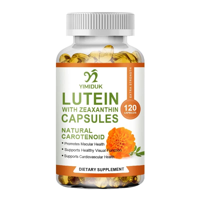 Lutein and Zeaxanthin Capsules - Adult Eye Vitamins Supplement for Eye Health with Glucomannan, Ashwagandha for Vision and Eyes