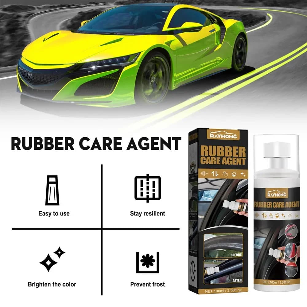 1Pc 100ml agente indurente in gomma per Auto Renovator in gomma agente lucidante per cera liquida universale per Auto detergente per Auto per veicoli