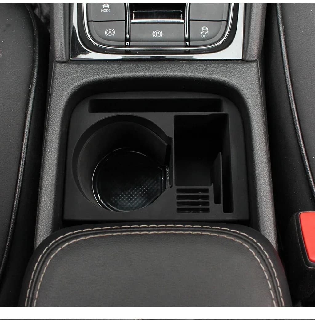 Auto All'interno Portabicchieri Bracciolo Console Organizer Scatola di Immagazzinaggio per Skoda Kodiaq GT Karoq Accessori Interni 2017-2024 (LHD)