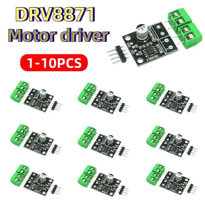 DRV8871 Scheda breakout driver motore DC spazzolato H-Bridge per Arduino Controllo PWM 3.6A Senso corrente interna massima da 6,5 V a 45 V