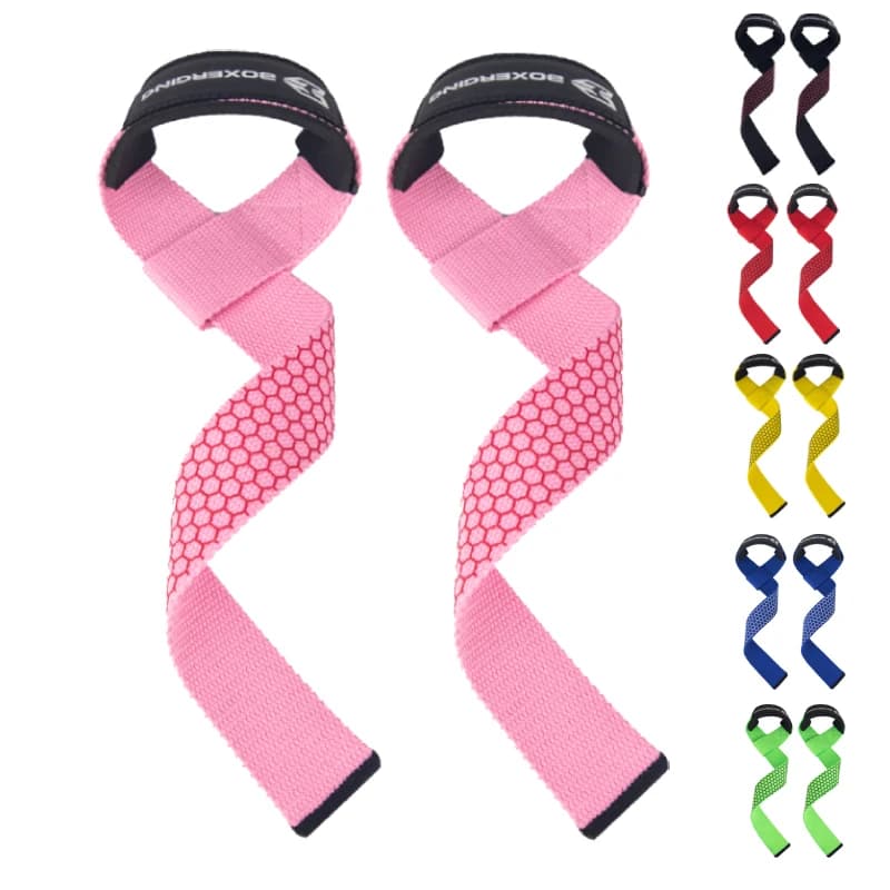 Electric belts with honeycomb handle: nylon tile/pull-up hand guards with anti-slip silicone, gym wrist saving system