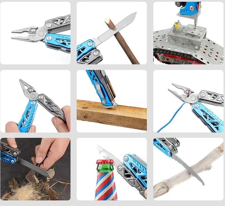 2026 Multi Functional Folding Safety First Aid Equipment Outdoor Car Mounted Portable Maintenance EDC Tactical Tool