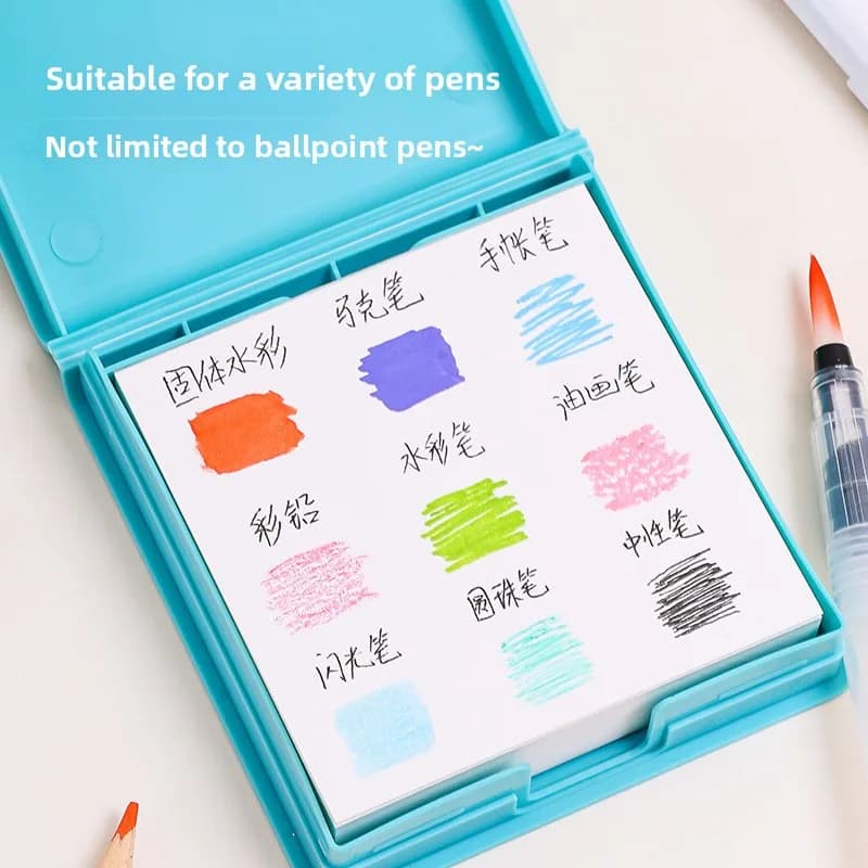 Languo Color Book Watercolor Book Thickening Mini Book Hand in Hand Sketch Art Special Painting School Supplies