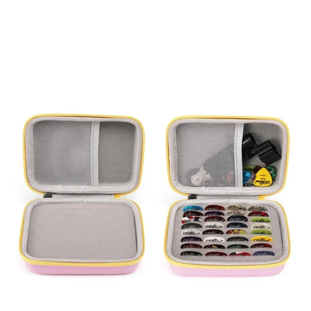 Custodia Antiurto per Plettri, Accessorio per Chitarra, Regalo, Porta Plettri, Borsa per Plettri, Custodia per Conservazione Plettri
