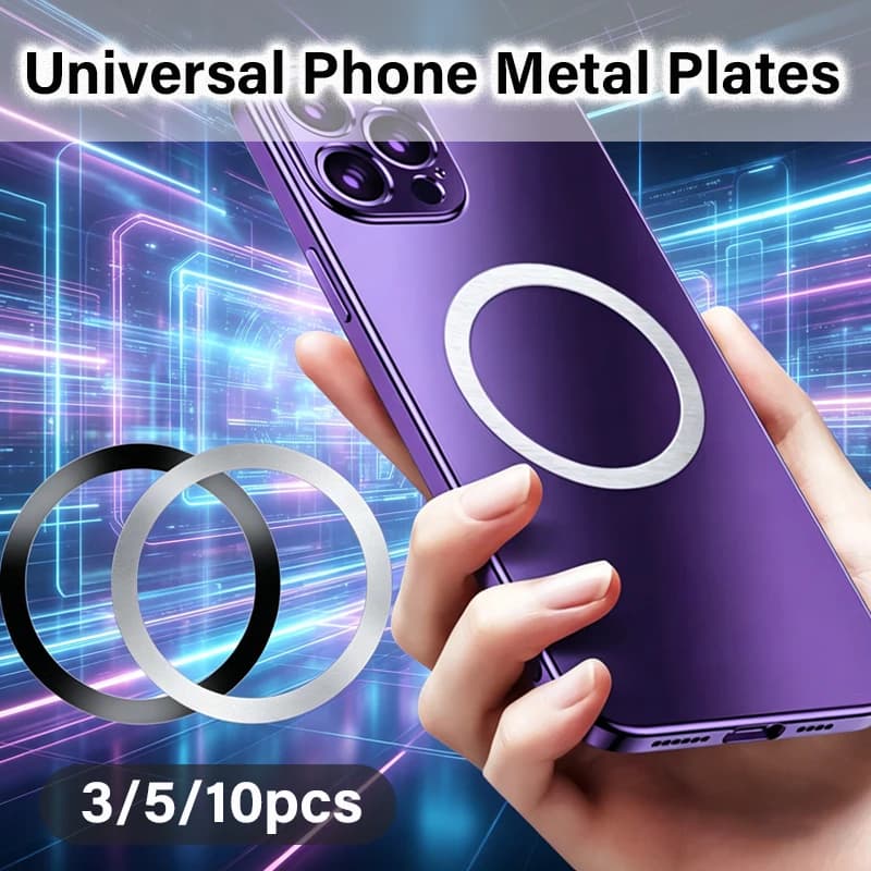 1-5 pcs adhesive metal plates for phone accessories for Magsafe smartphones for magnetic support sheets for iPhone 16 15 Samsung Xiaomi