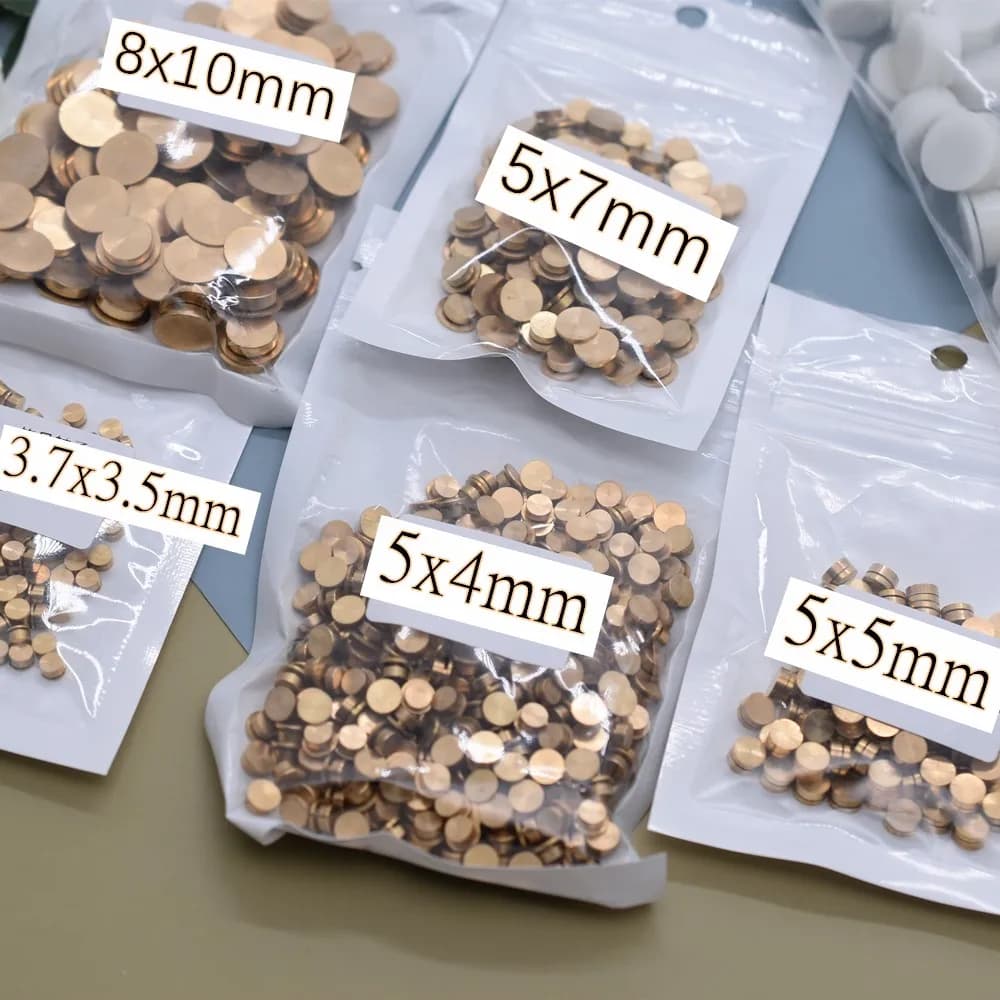Mini cuscinetto rotante da 5 pezzi per creazione di gioielli per nail art Decorazione della custodia del telefono cellulare Accessori fatti a mano fai-da-te Risultati dei gioielli
