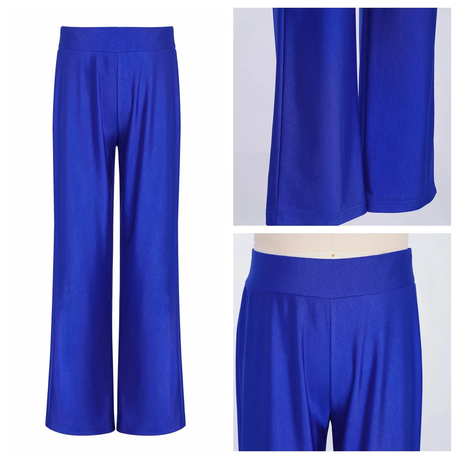 Pantaloni dritti per pattinaggio artistico da ragazzo, costumi per la pratica di danza, abbigliamento per pattinaggio su ghiaccio per bambini, pantaloni sportivi per bambini