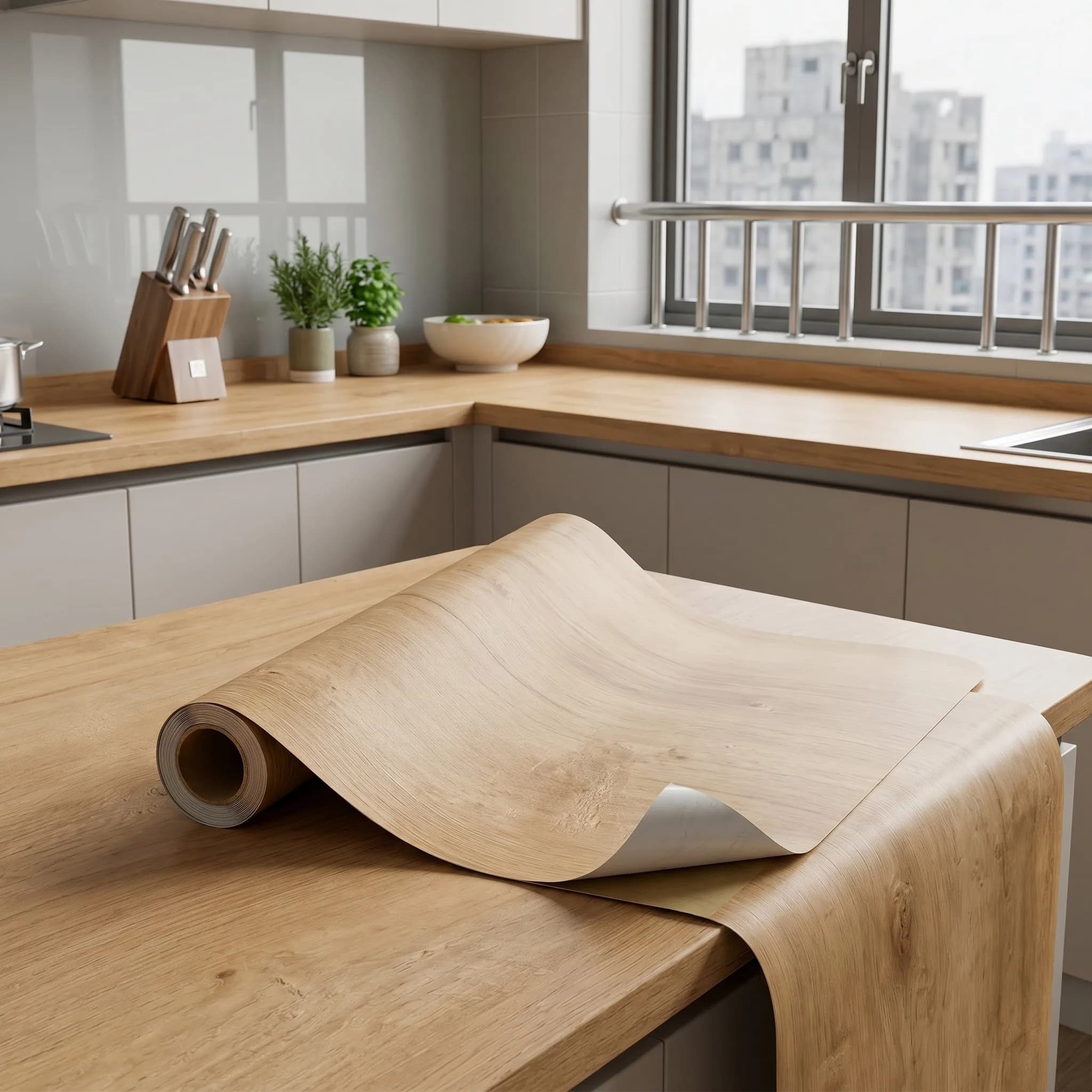 Adesivi in vinile 3D effetto legno impermeabili 6M, carta da parati autoadesiva in PVC per armadi, credenze, tavoli, mobili e decorazioni per la casa