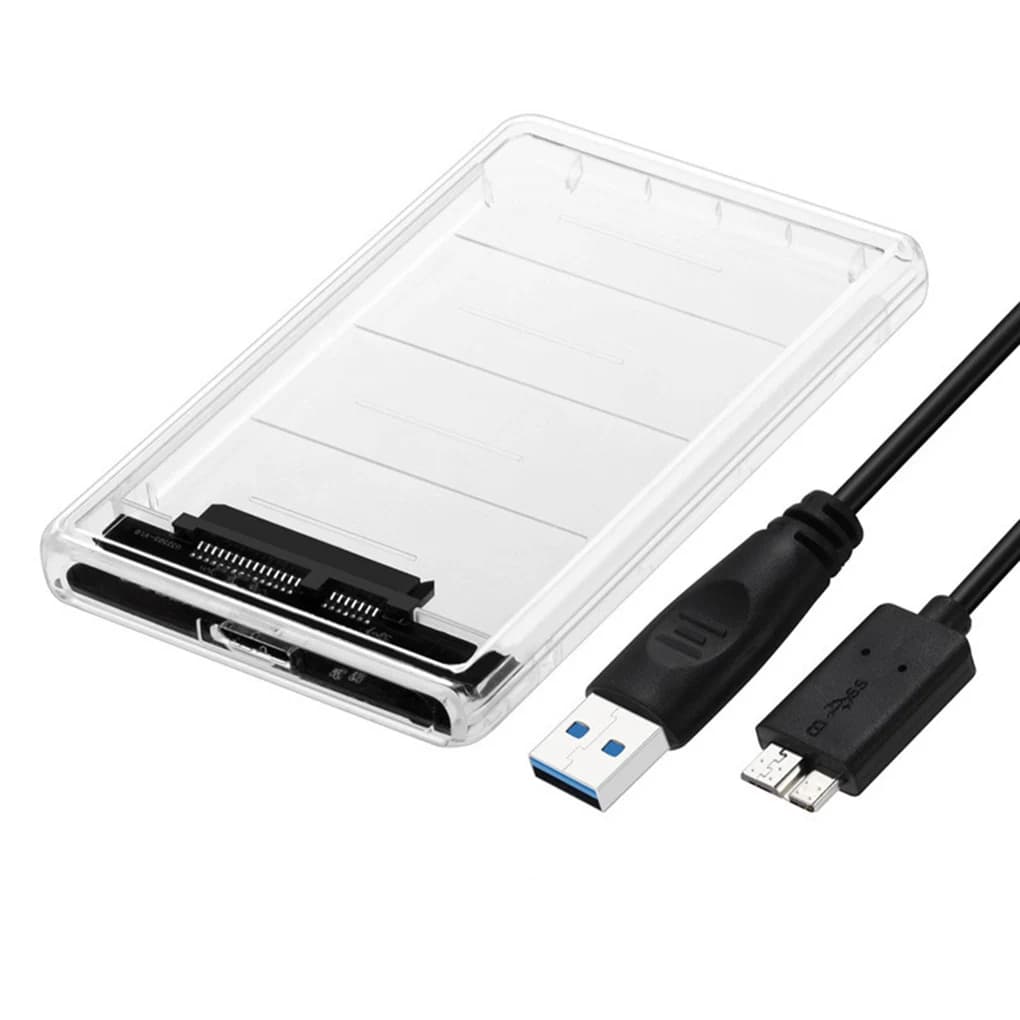 Custodia per disco rigido da 2,5 pollici a scatola HDD USB 3.0 per custodia HDD esterna SSD da 1 TB 2 TB