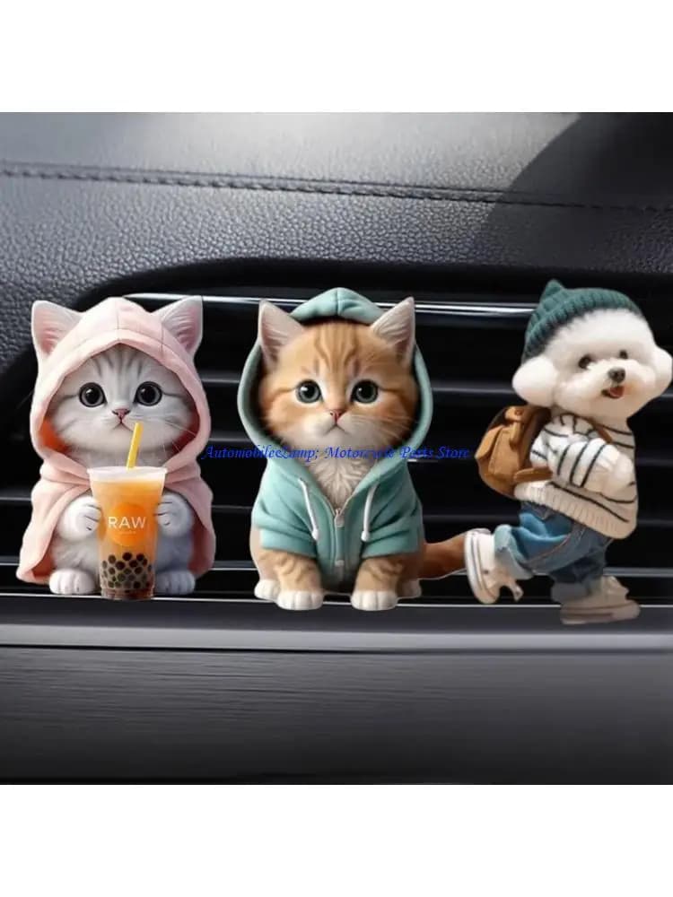 H7BD Car Bushing Clip for Car Diffuser Clip for Animal Perfume Deodorant Clip